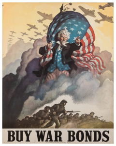 Newell Convers Wyeth Buy War Bonds Vintage WWII Poster by Newell Convers Wyeth 1942 - 3968161