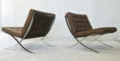 Newly Upholstered Barcelona Style Chairs 1970s - 570414