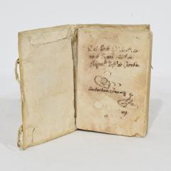 Nice Collection of 18th Century Weathered Spanish Vellum Books - 4108635