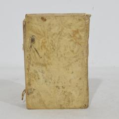 Nice Collection of 18th Century Weathered Spanish Vellum Books - 4108636