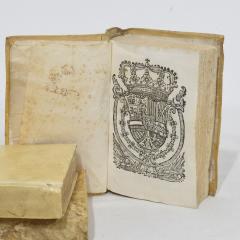 Nice Collection of 18th Century Weathered Spanish Vellum Books - 4108642