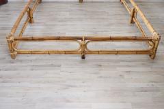 Nice Vintage Italian Bamboo Double Bed - 2428752