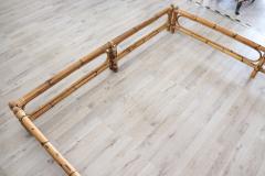 Nice Vintage Italian Bamboo Double Bed - 2428755
