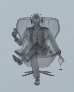 Nick Veasey Easy Listener Grey - 4383944