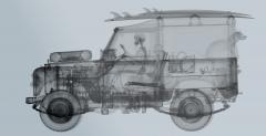 Nick Veasey Land Rover Surfer Grey - 4172931