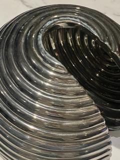 Nickel Plated Spherical Ceramic Sculpture - 3767554