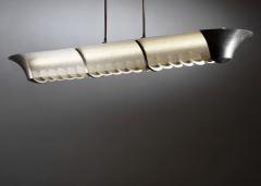 Nickel plated and glass ceiling lamp - 4495725