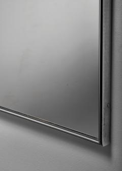 Nickel plated rectangular wall mirror - 4739199