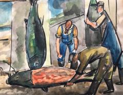 Nicolai Cikovsky Fish Mongers  - 812377