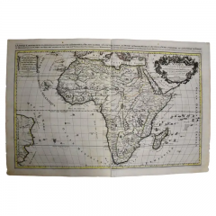 Nicolas Sanson Africa A Large 17th Century Hand Colored Map by Sanson and Jaillot - 2731452