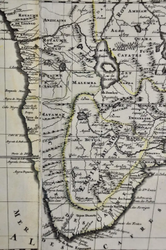 Nicolas Sanson Africa A Large 17th Century Hand Colored Map by Sanson and Jaillot - 2731523