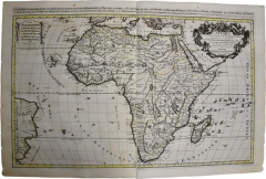 Nicolas Sanson Africa A Large 17th Century Hand Colored Map by Sanson and Jaillot - 2731662