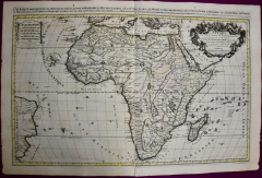Nicolas Sanson Africa A Large 17th Century Hand colored Map By Sanson and Jaillot - 2731583
