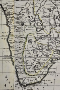 Nicolas Sanson Africa A Large 17th Century Hand colored Map By Sanson and Jaillot - 2731640