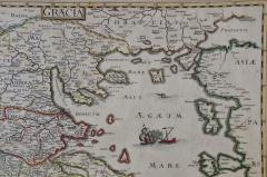 Nicolas Sanson Graeciae Antiquae a 17th Century Hand Colored Map of Greece by Sanson - 2777246