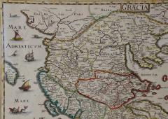 Nicolas Sanson Graeciae Antiquae a 17th Century Hand Colored Map of Greece by Sanson - 2777253