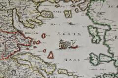 Nicolas Sanson Graeciae Antiquae a 17th Century Hand Colored Map of Greece by Sanson - 2777276