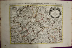 Nicolas Sanson The Loire Valley of France A 17th C Hand colored Map by Sanson and Jaillot - 2731572