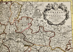 Nicolas Sanson The Loire Valley of France A 17th C Hand colored Map by Sanson and Jaillot - 2731575