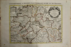 Nicolas Sanson The Loire Valley of France A 17th C Hand colored Map by Sanson and Jaillot - 2731869