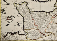 Nicolas Sanson The Normandy Region of France A 17th C Hand colored Map by Sanson and Jaillot - 2731603