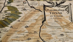 Nicolas Sanson Vienna Austria A Large 17th Century Hand colored Map by Sanson and Jaillot - 2731454