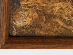 Nicolas Seailles large two lacquered panels framed 1978 - 4494782