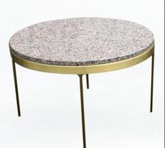 Nicos Zographos 1 Nicos Zographos Bronze And Granite Side Table - 2748540