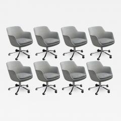 Nicos Zographos 1 Nicos Zographos Bucket Chair with Grey Circle Upholstery - 2636970