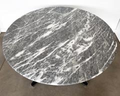 Nicos Zographos Nicos Zographos 59 Gray Marble Alpha Pedestal Dining Table - 3300316