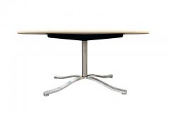 Nicos Zographos Nicos Zographos Large Racetrack Oval Travertine Stainless Steel Dining Table - 2559903