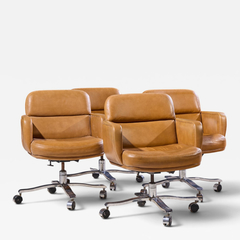 Nicos Zographos Nicos Zographos Mid Century Desk Chairs Set of 4 - 4800851