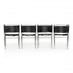 Nicos Zographos Set of 4 Mid Century Modern CH66 Dining Chairs by Nicos Zographos - 4640771