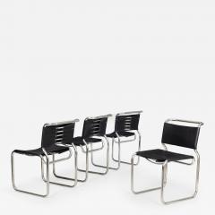 Nicos Zographos Set of 4 Mid Century Modern CH66 Dining Chairs by Nicos Zographos - 4658832