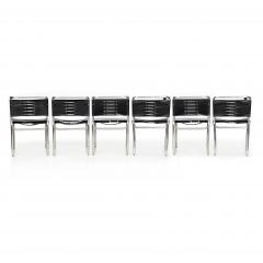 Nicos Zographos Set of Six Mid Century Modern CH66 Dining Chairs by Nicos Zographos - 4640959