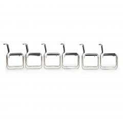 Nicos Zographos Set of Six Mid Century Modern CH66 Dining Chairs by Nicos Zographos - 4640961