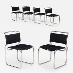 Nicos Zographos Set of Six Mid Century Modern CH66 Dining Chairs by Nicos Zographos - 4658833