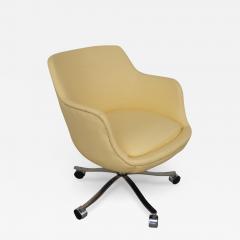 Nicos Zographos Vintage Zographos Alpha Bucket Chair Restored with New Vegan Ultra Leather - 2451558