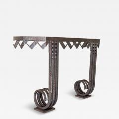 Nics Fr res Nics Freres forged iron console - 4127571