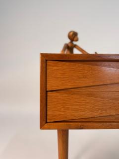 Niels Clausen Single Nightsand by Niels Clausen in Oak Circa 1960s - 4390478