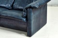 Niels Eilersen Arizona Blue Leather Sofa by Jens Juul Eilersen 1970 - 3036967