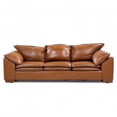 Niels Eilersen Niels Eilersen Monza Mid Century Danish Leather Three Seat Sofa - 4340800