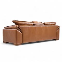 Niels Eilersen Niels Eilersen Monza Mid Century Danish Leather Three Seat Sofa - 4340802