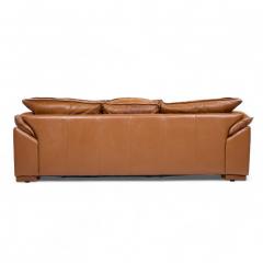 Niels Eilersen Niels Eilersen Monza Mid Century Danish Leather Three Seat Sofa - 4340803