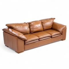 Niels Eilersen Niels Eilersen Monza Mid Century Danish Leather Three Seat Sofa - 4340806