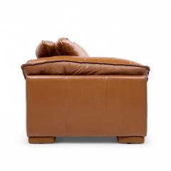 Niels Eilersen Niels Eilersen Monza Mid Century Danish Leather Two Seat Loveseat Sofa - 4340276