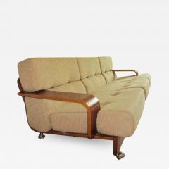 Niels Eilersen Rare N Eilersen Danish Modern Teak Three Seat Sofa Mid Century - 1573886