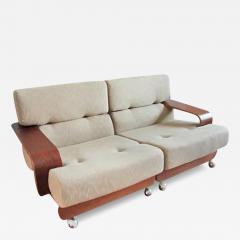 Niels Eilersen Rare N eilersen Danish Modern Teak Loveseat Mid century - 3074831