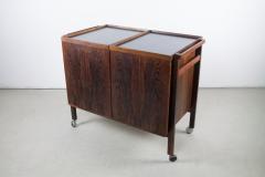 Niels Erik Glasdam Jensen Rosewood Expansion Bar Cart by Niels Erik Glasdam Jensen - 234696