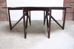 Niels Koefoed Niels Koefoed Elliptical Rosewood Gateleg Eva Dining Table Model 304 - 374707